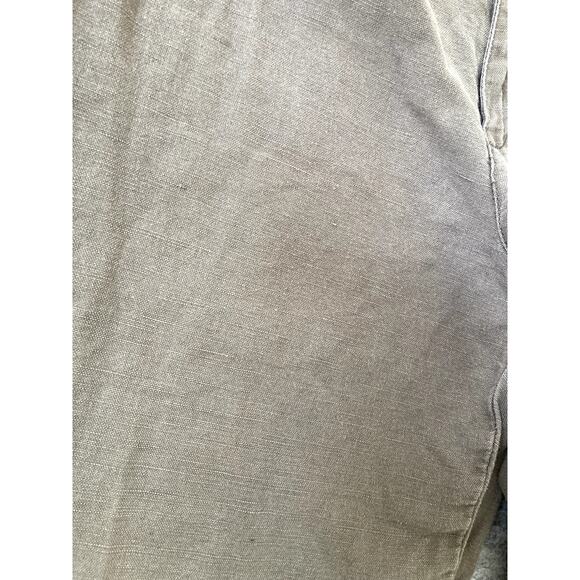 Eddie Bauer Pants Mens 38x24 Beige Linen Cotton Blend Boot Cut Outdoors Hiking - Picture 9 of 11